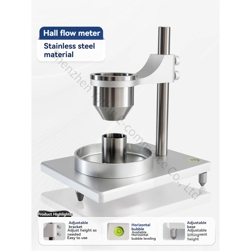 Metal powder flowability measuring funnel XF-02, powder Hall flowmeter, powder bulk density meter