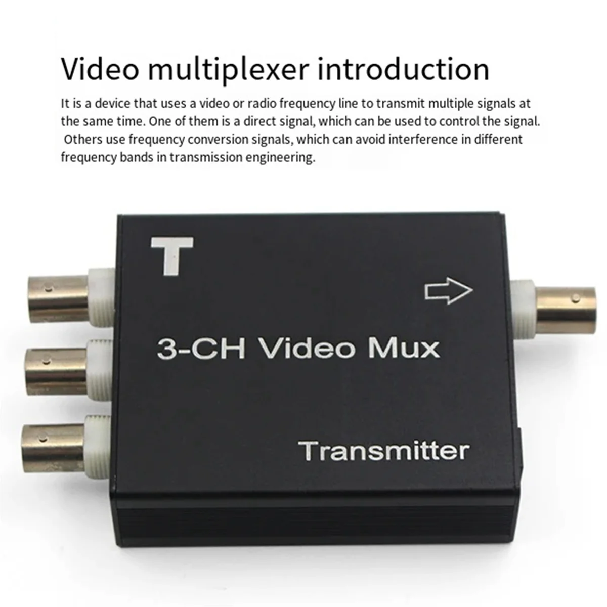 3-drożny multiplekser wideo AAAE, analogowy sygnał monitorujący jeden na trzy, wielokanałowa kamera z jednoliniową komunikacją