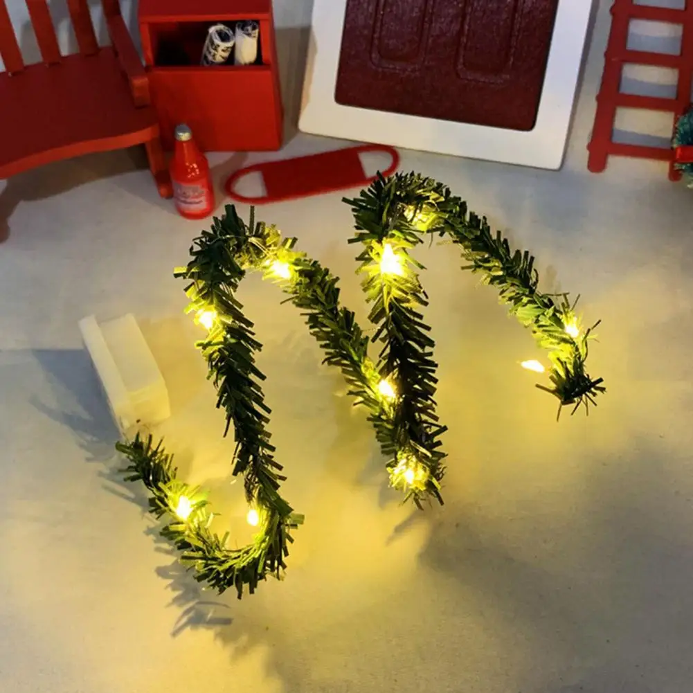 Novelty Dollhouse Decoration Fine Workmanship Plastic Mini Light String Mini Fairy String Light