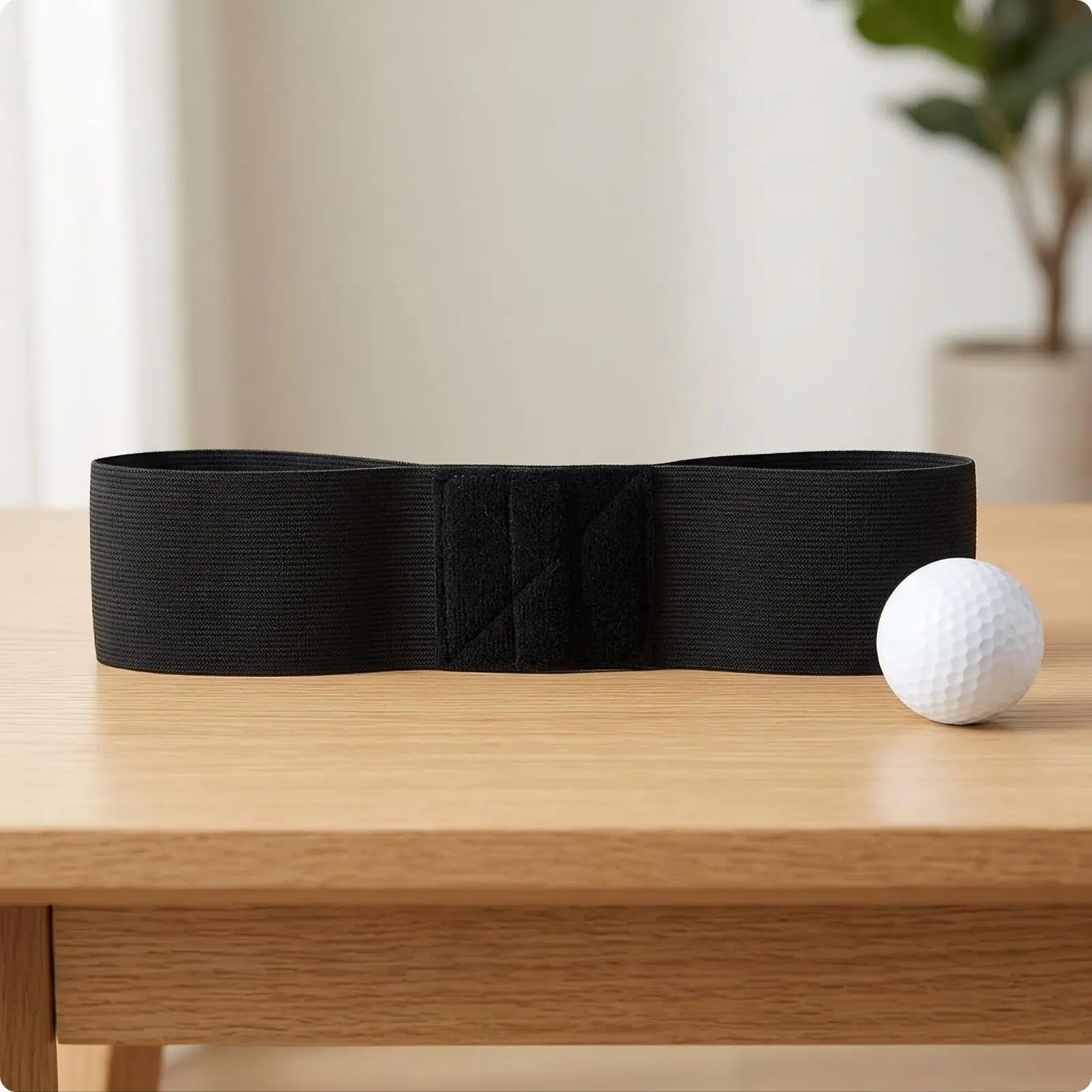 Golf Arm Posture Trainer for Swing Consistency with Polyester Band for Practice Sessions at Range or Indoors