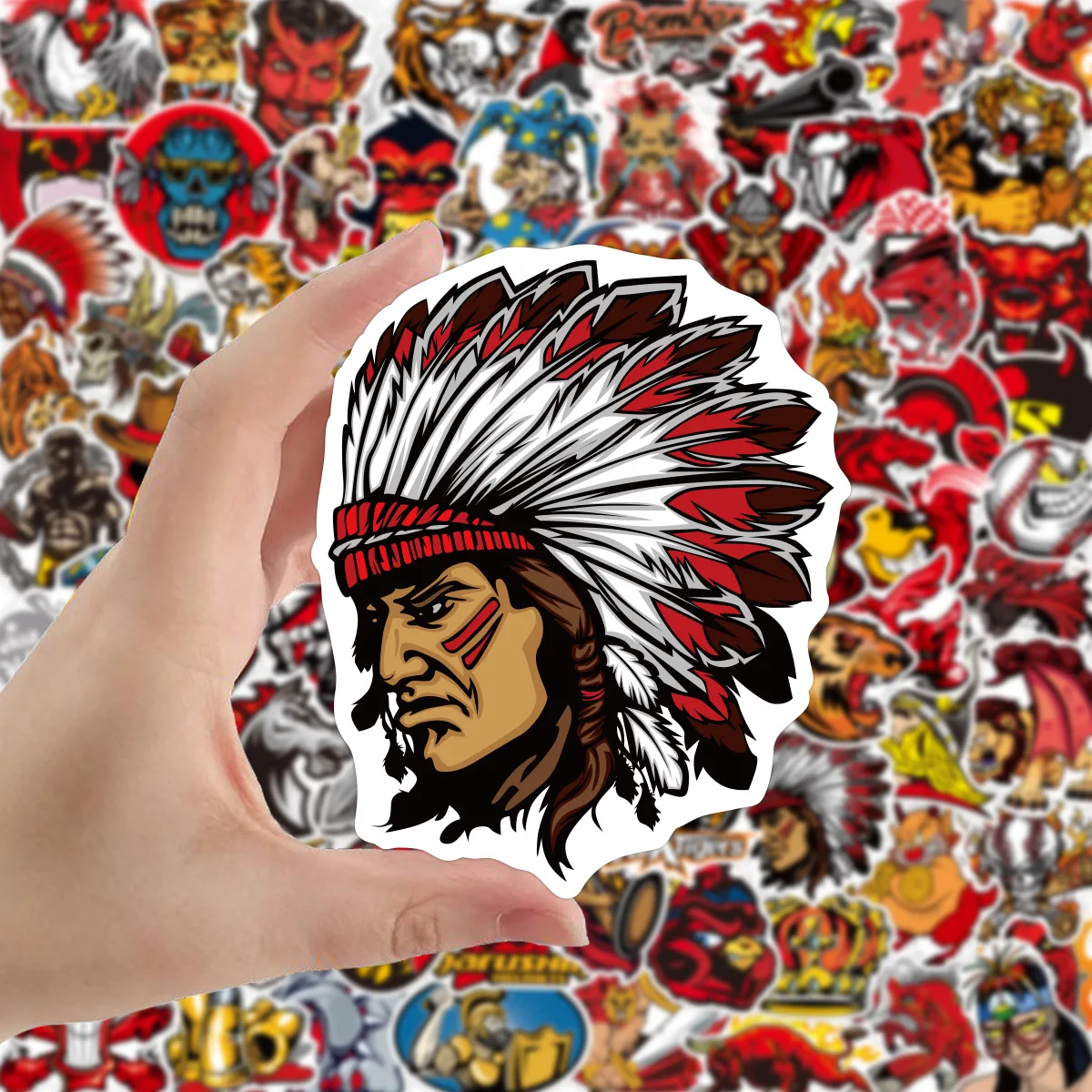 10/30/50/100 pièces chevalier classique dessin animé Graffiti autocollants drôle Cool créatif Scrapbook valise tasse d'eau décalcomanie décor autocollants