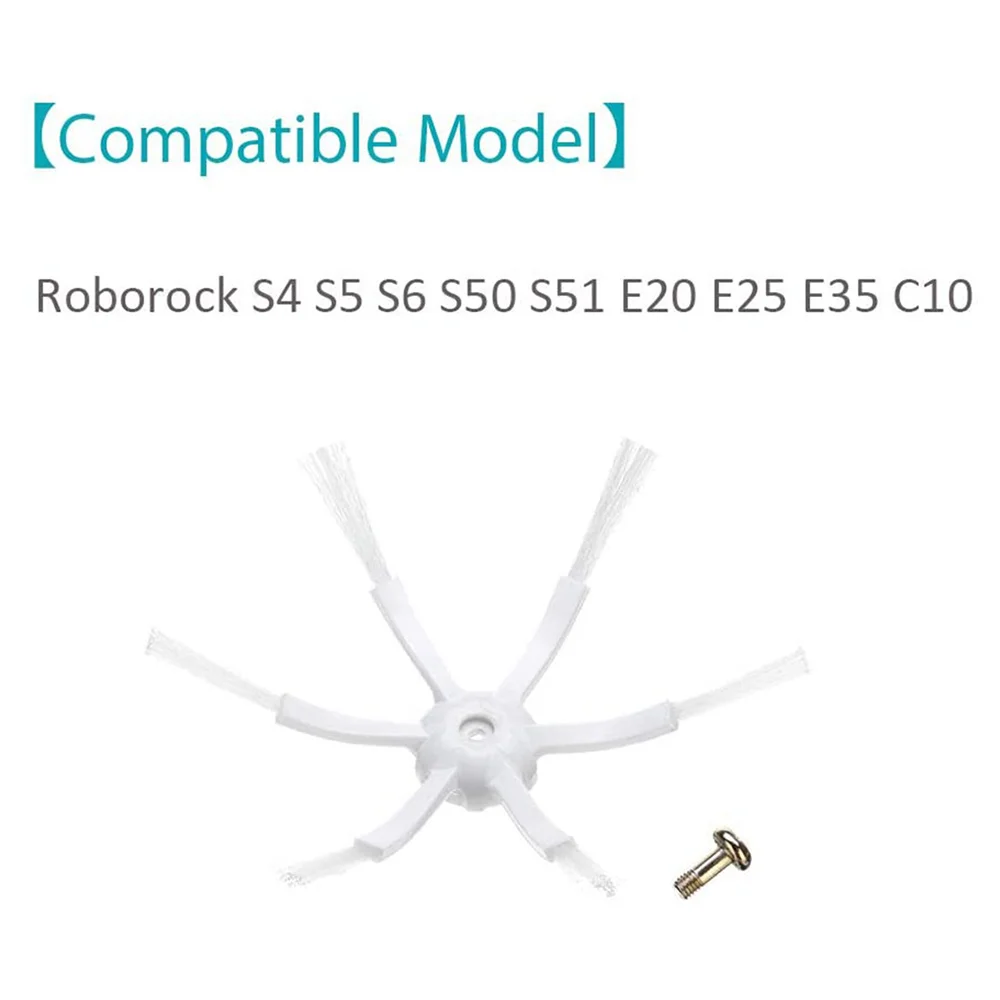 6-pecas-de-escovas-laterais-de-6-lados-para-roborock-s7-s7-max-t7s-t7s-plus-s5-max-s6-maxv-s50-s51-pecas-para-aspirador-de-po-branco