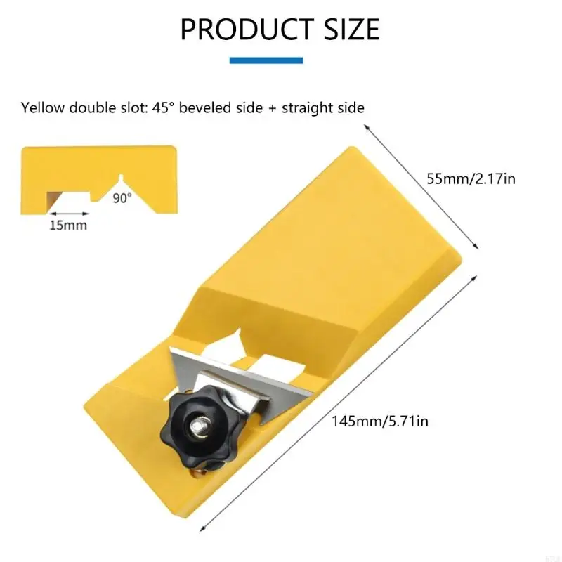 57QF Công cụ chế biến gỗ Gypsum Paner với Lưỡi SK5 cho việc cắt tỉa chính xác 45 độ và độ bám thoải mái
