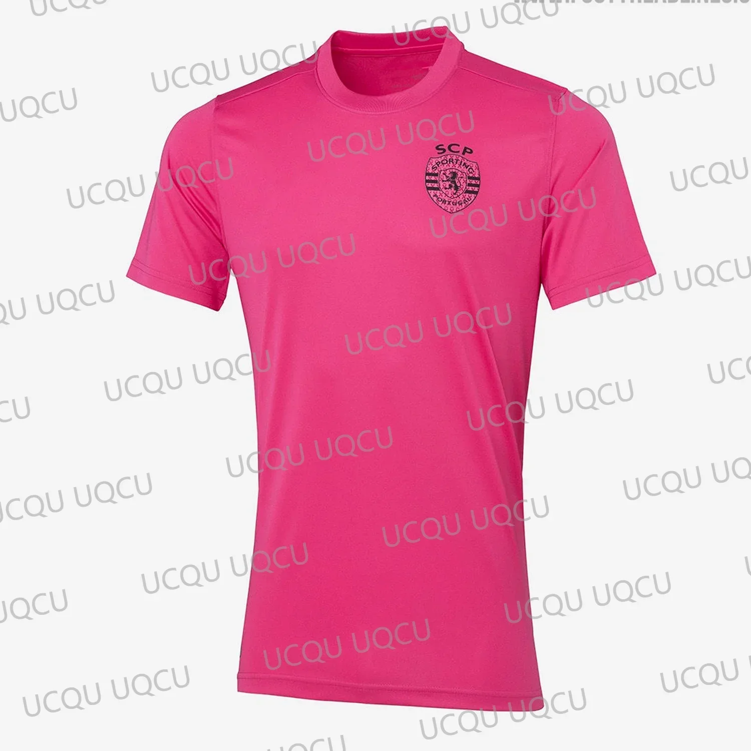 UCQU nuevo Arriavl 24/25 Kit deportivo de diseño independiente rosa uniforme de entrenamiento deportivo Kit de local/visitante camiseta deportiva para pies para adultos/Ki