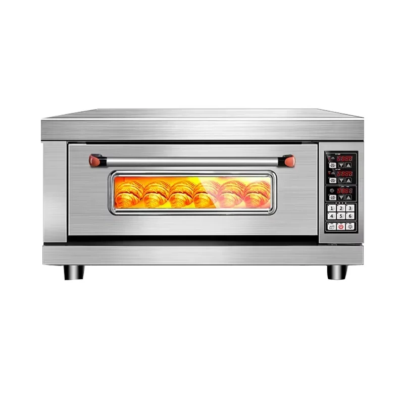 Commercial Bread Making Machine Gas Oven Built-in Ovens Bakery Oven For Restaurant Pizza Large Capacity Single Layer Equipment