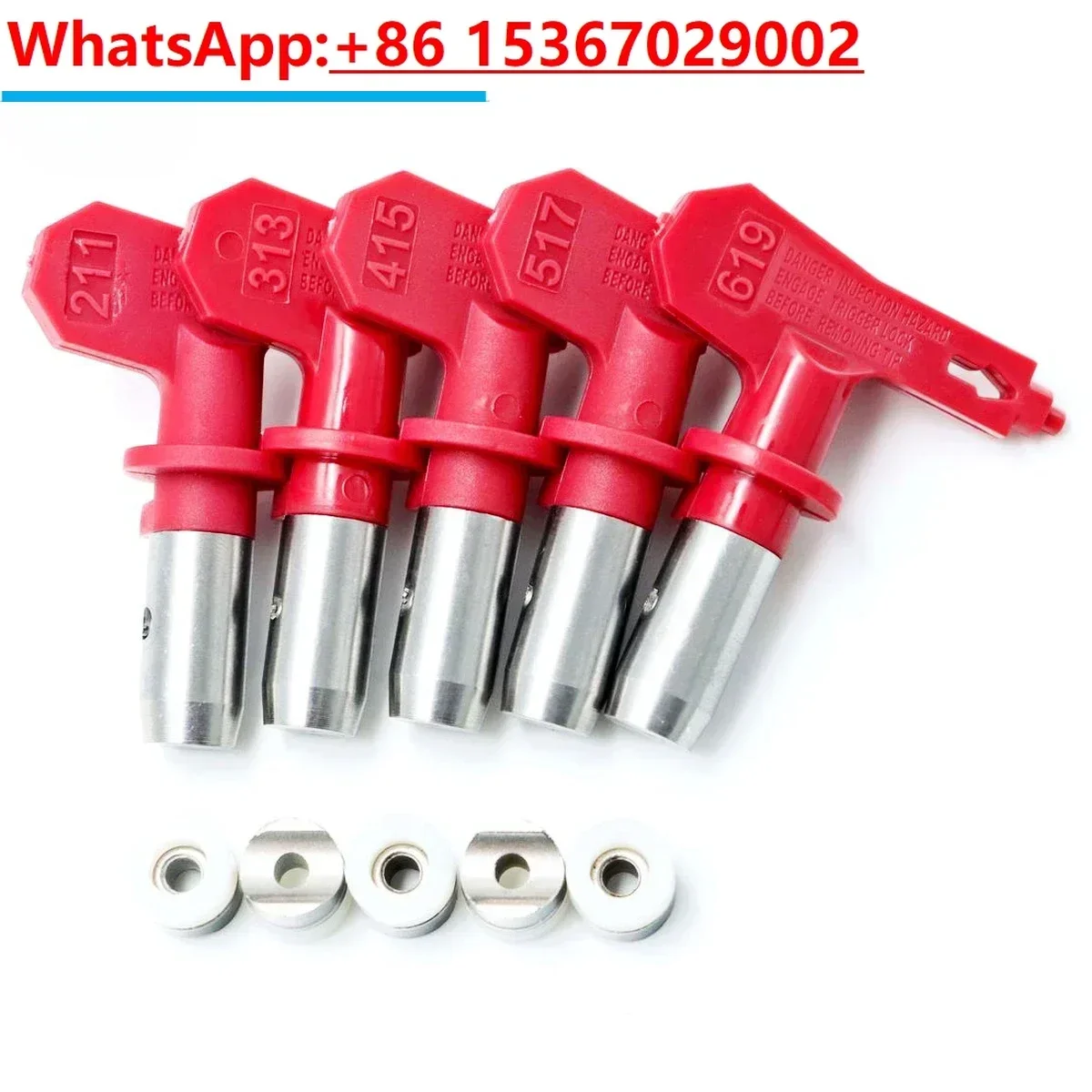 

Tpaitlss Airless Spray Gun Tips Seal Nozzle Red Tip Paint Sprayer Tools For Paint Sprayer Garden Power Tools