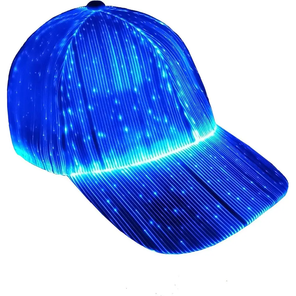 

Светящаяся LED-кепка с 7 яркими EDC-лампами, заряжаемая через USB, для вечеринок и мероприятий