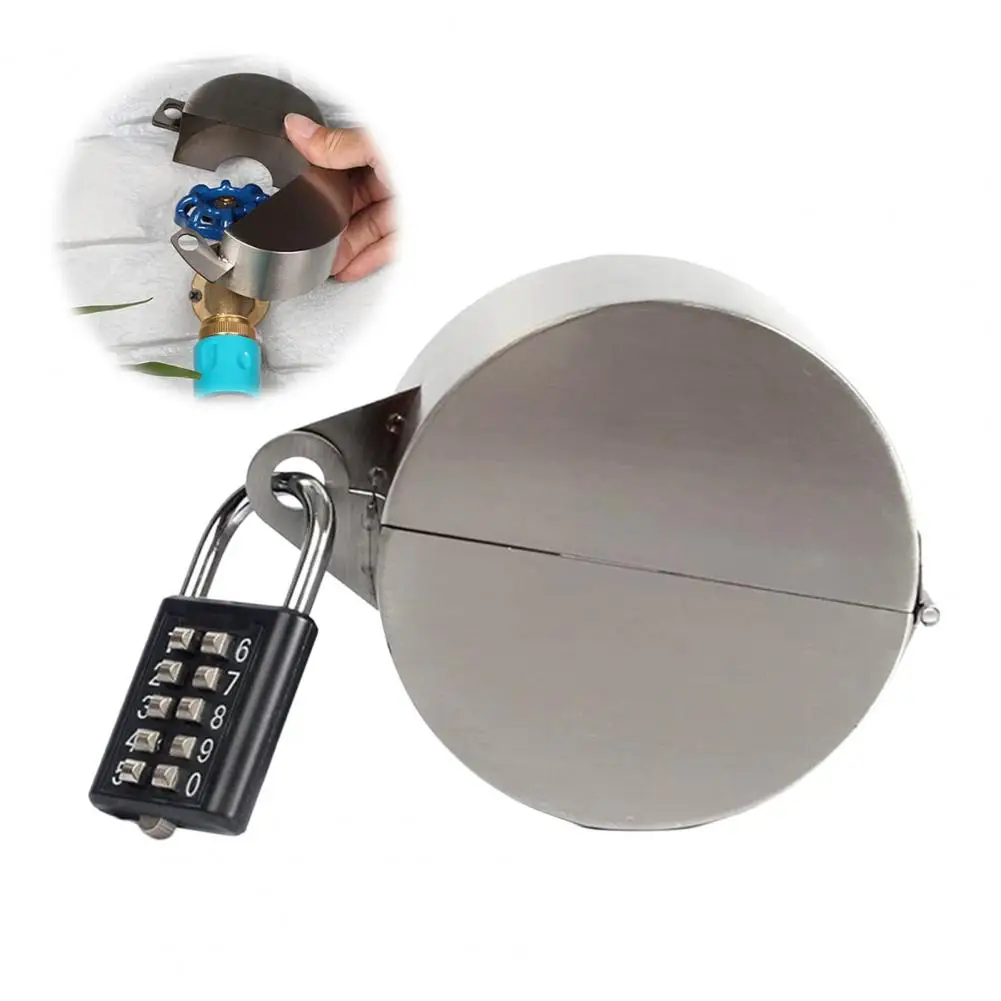 Outdoor Faucet Security Cover Outdoor Faucet Lock with Password Security Heavy Duty Water Spigot Protector Anti-theft for Use