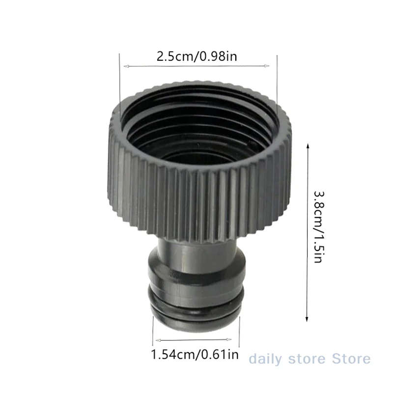 5Pcs Plastic 3/4 Inch Female Thread Garden Irrigation Quick Coupling Faucet Connector Adapter