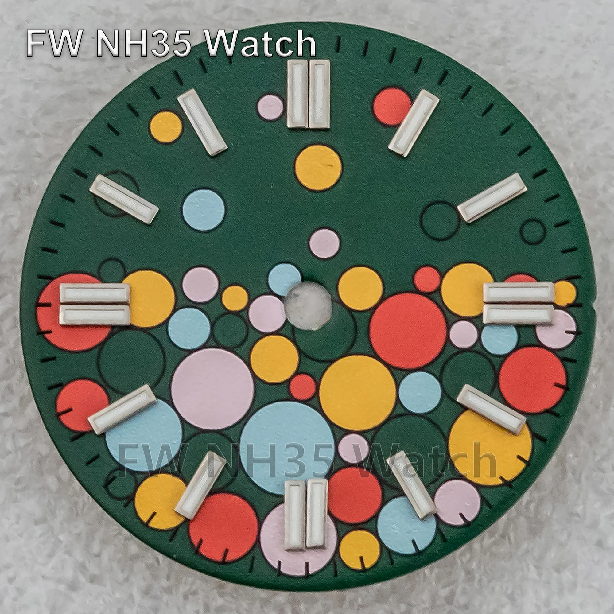 28.5mm Watch Dial Luminous NH35 Dial for Datejust 36/39mm Watch Case DIY Watch Mod Parts Replacement fit NH35 Automatic Movement