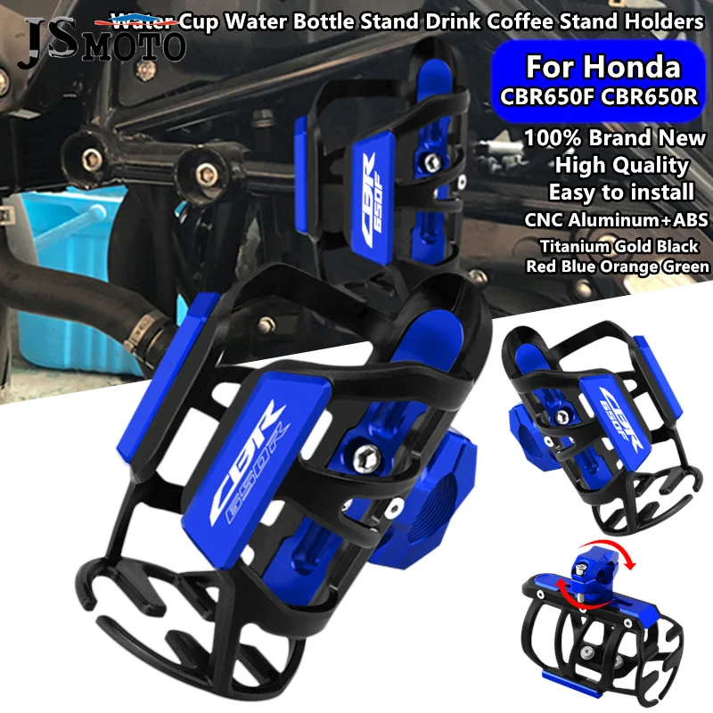 

Universal Water Cup Holder For HONDA CBR650R CBR650F CBR 650R 650F Motorcycle Beverage Water Bottle Drink Cup Holder Stand Mount