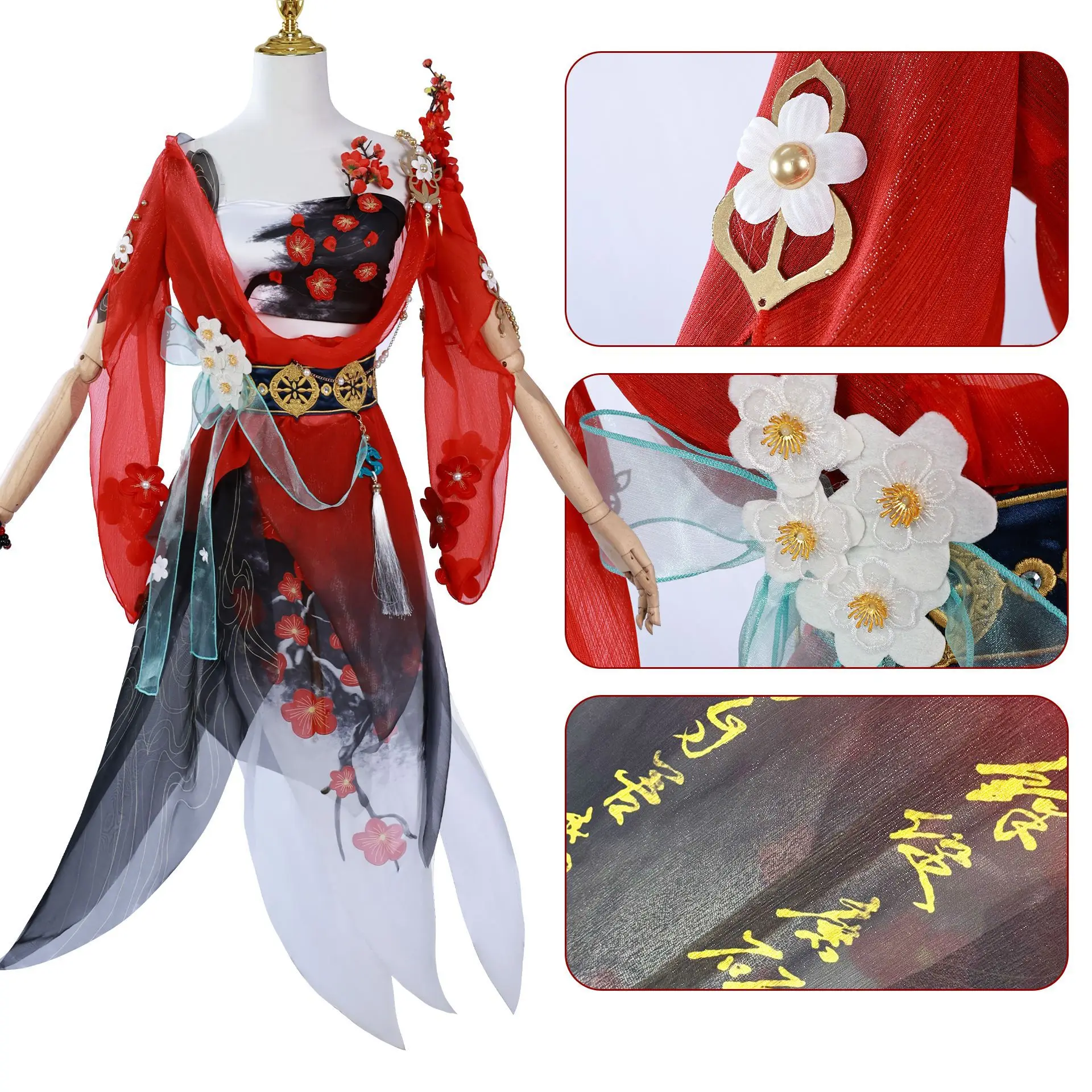 Anime Naraka: Bladepoint Lu Yun Yu Xiao Gu Qing Han Cosplay Costume Anime Little Sexy Dress Halloween Costumes Party Suits