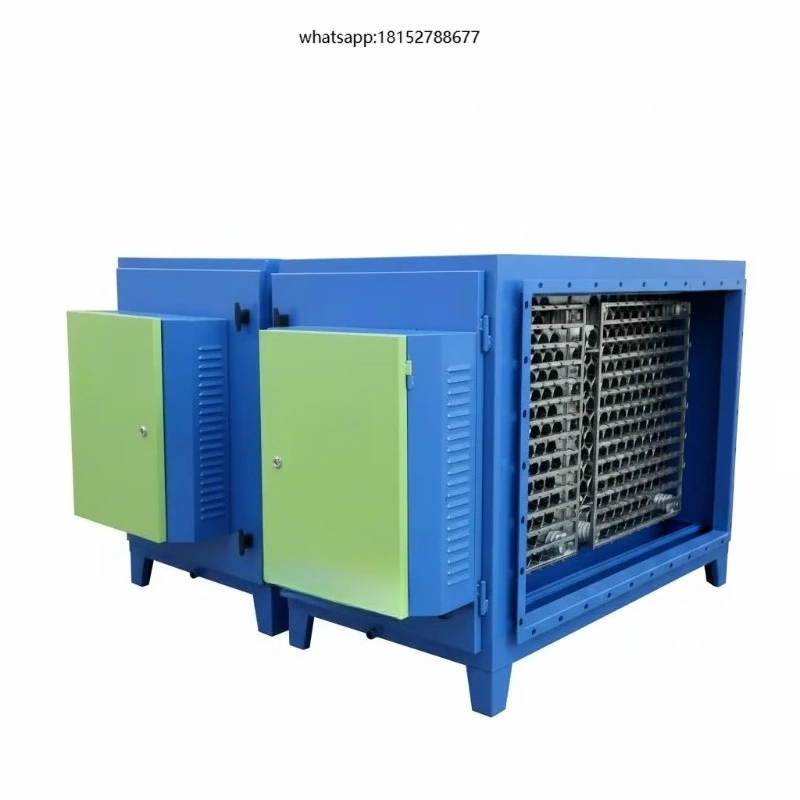 Duct-mounted Waste Gas Filter Industrial air Scrubber Oil Mist Removal Cooking Fume Disposal Verified