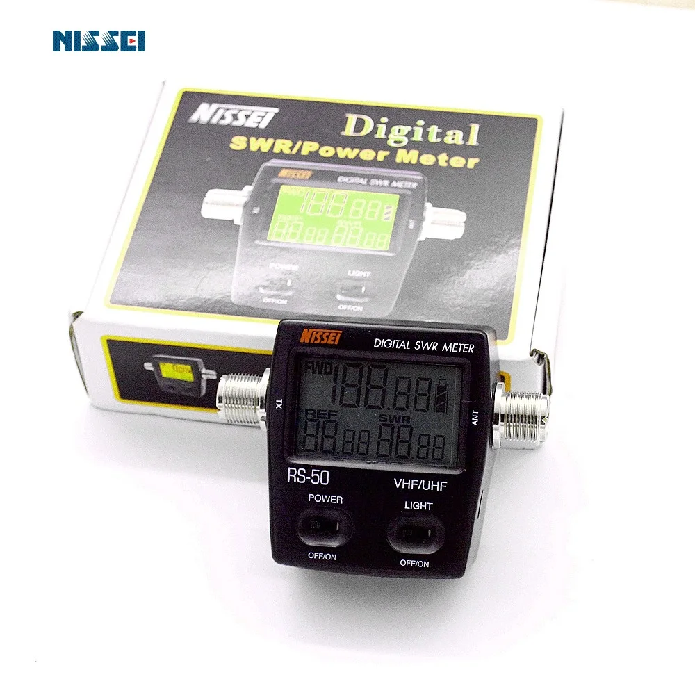 Imagem -06 - Napsei-antena Rádio Standing Wave Ratio Watt Testing Tools M-female Led Screen Rs50 Swr Power Meter 125525mhz Vhf Uhf So2369