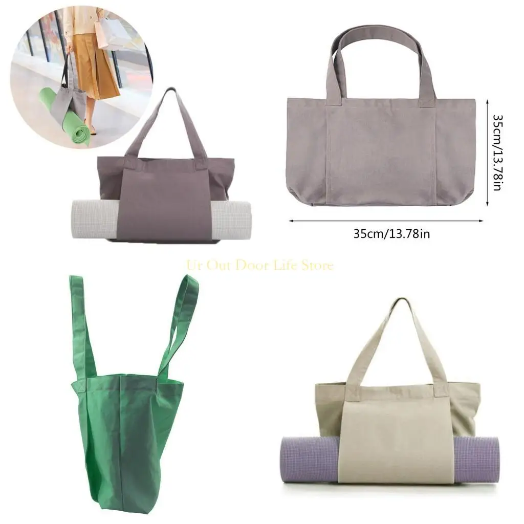 

77UF Коврик для йоги Сумка-органайзер Легкая спортивная сумка-тоут для спортзала для йоги Пилатеса Покупки