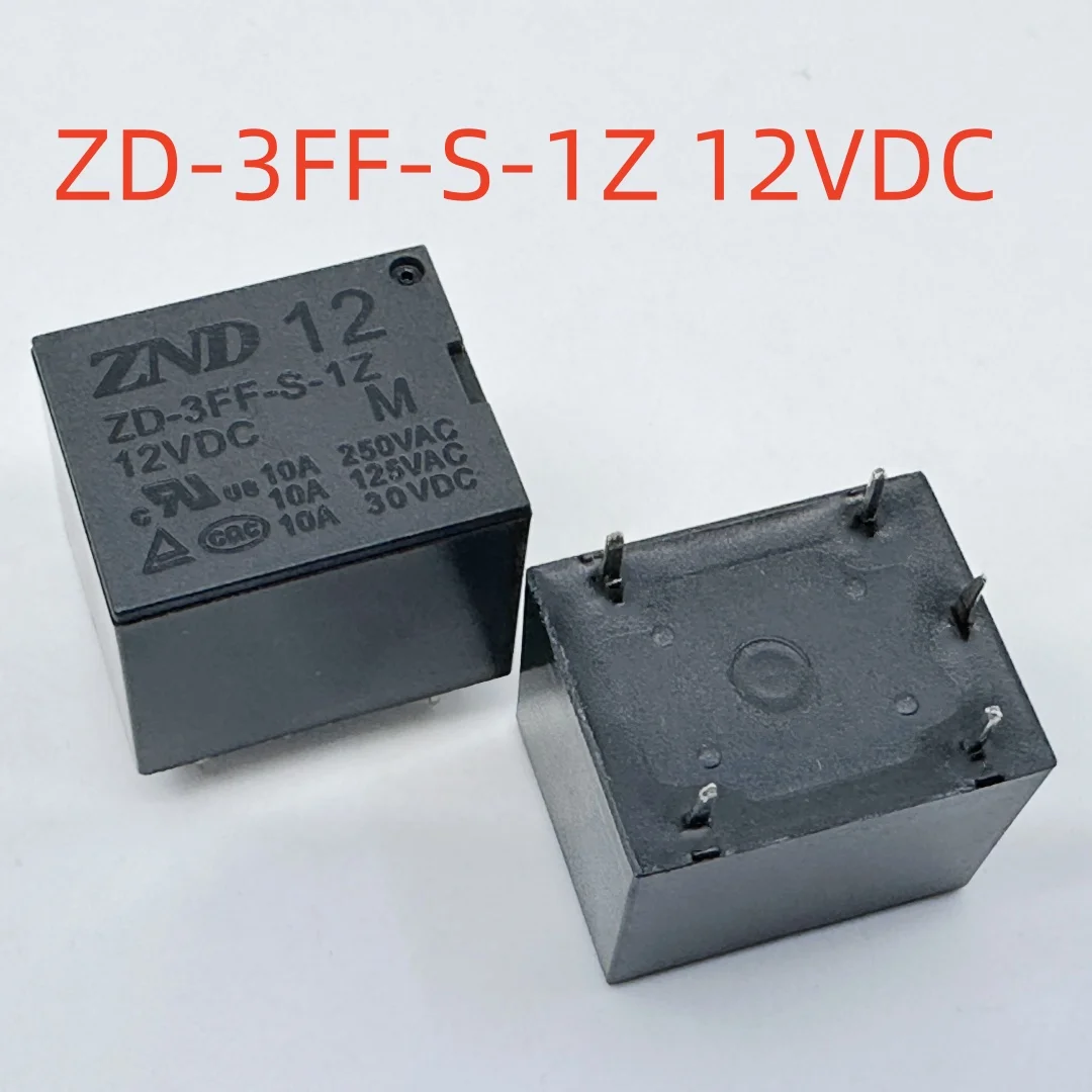 New ZD-3FF-S-1Z-09V/12V/18V/24VDC ; ZD-3FF-S-1Z-12VDC ; ZD-3FF-SN-1Z 12V/24VDC(T73C-7A/10A/20A) Relay 5pins