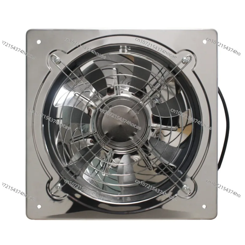 6/7/8inch Booster Extractor Exhaust fan Ventilation Pipe Fan for Bathroom Toilet Kitchen Wall Window Stainless Steel Fan