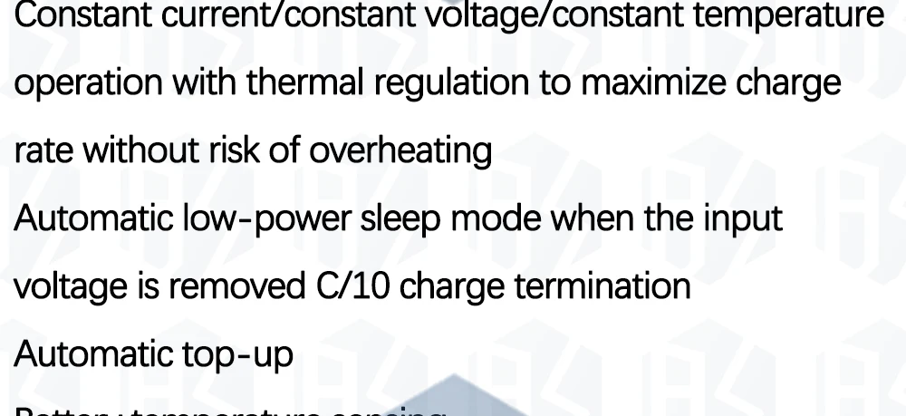 Spezielles 3,2-V-LiFePO4-Batterielademodul 3,6V 1A CV/CC mit Überspannungsschutz Automatisches Aufladen Low-Power-Schlafmodul – Detail 31