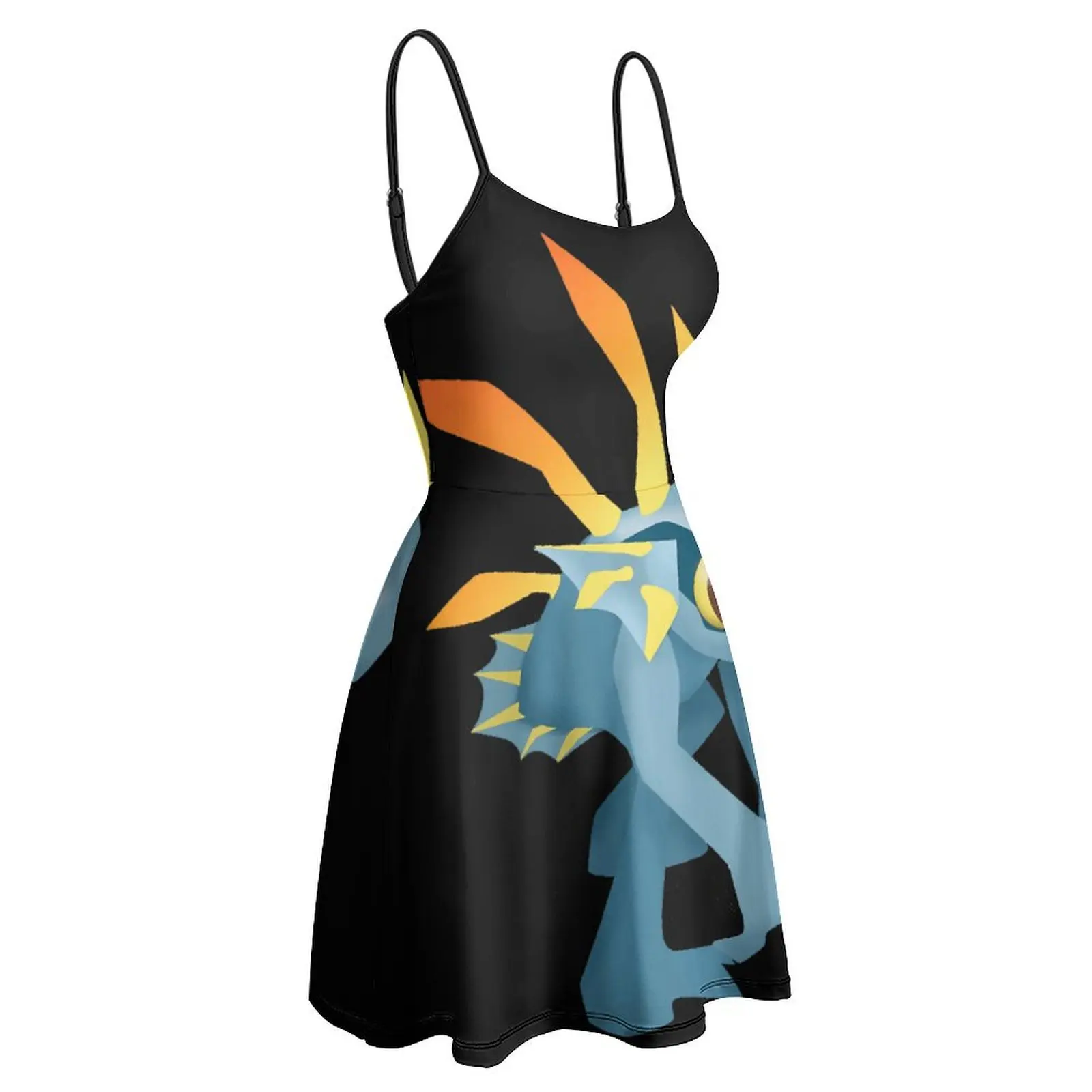 Everyone Loves A Murloc Tri Blend For Women's Sling Dress Novelty Suspender Dress Graphic Sexy  Woman's Gown Cocktails