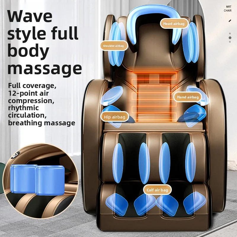 Massage chair sofa, home full body intelligent automatic back kneading luxury zero gravity space capsule massage chair