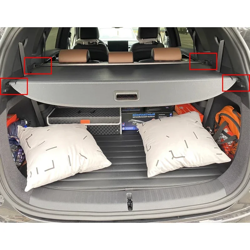 Car Trunk Curtain For BYD Song L EV Song L DM-i 2023~2026 Luggage Storage Adjustable Partition Protective Cover Auto Accessories