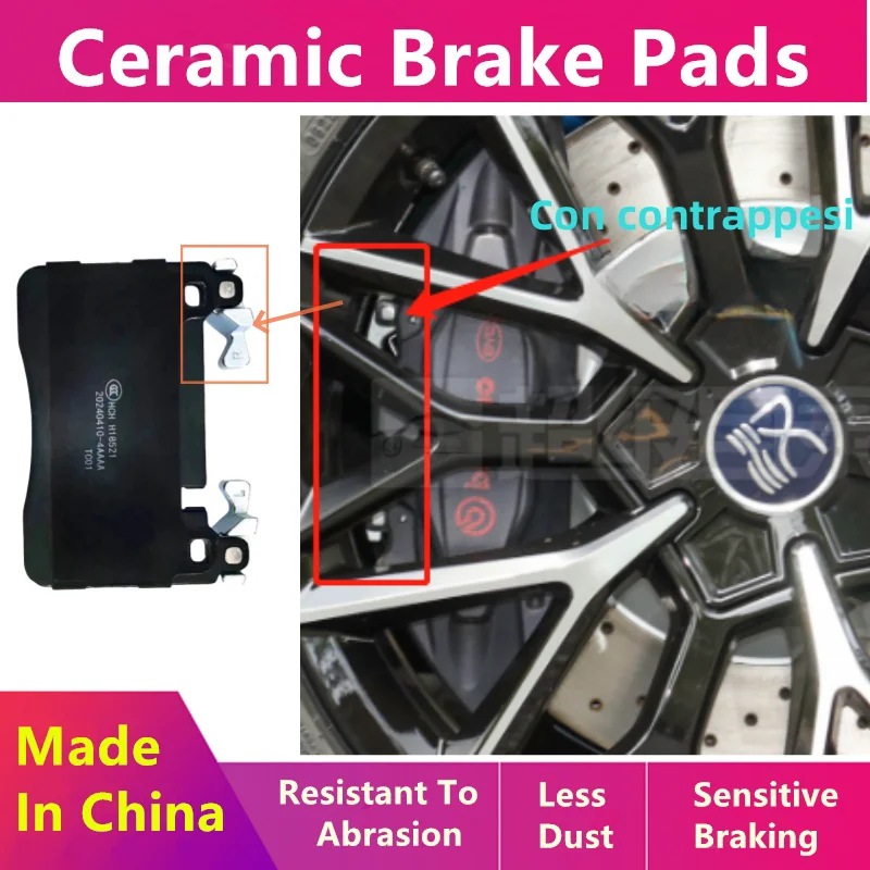 The Front Brake Pads Are Suitable For Byd Han Ev Electric Car With Counterweight/2020 2021 2020 2023 2024/Auto Parts -36031