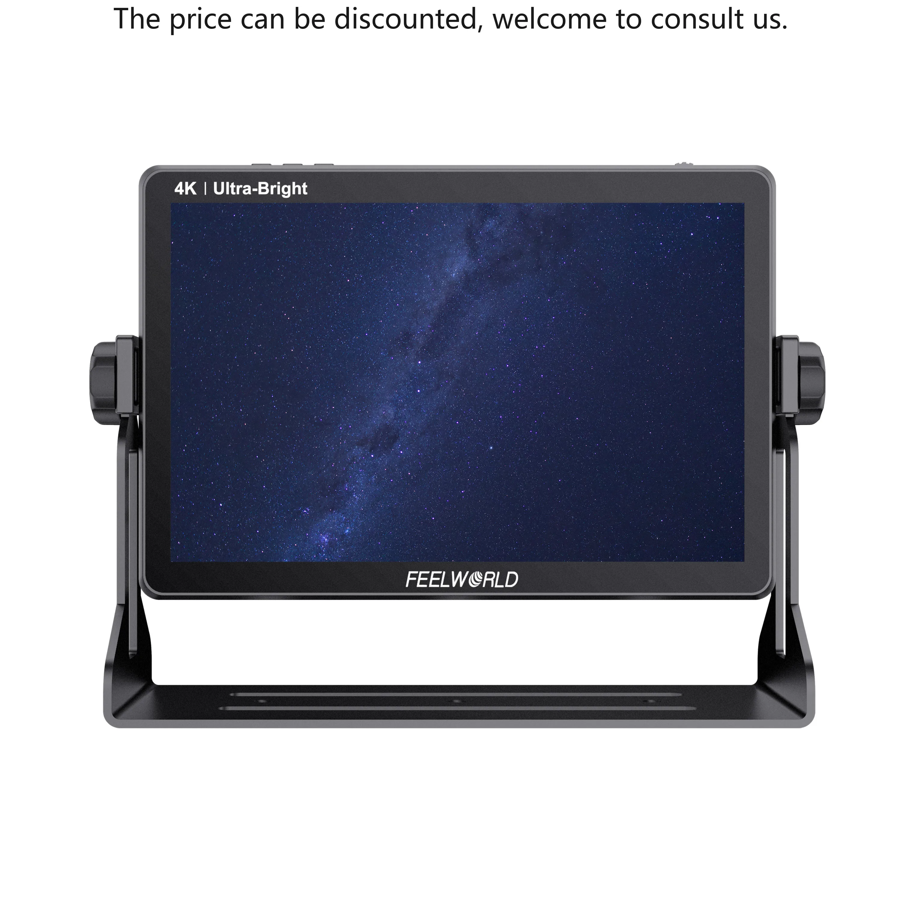 

FEELWORLD LUT11S 10.1" 2000nit Camera Monitor Touch Screen 3G-SDI 4K HDMI F970 Power Kit OEM Factory Direct Bulk Order