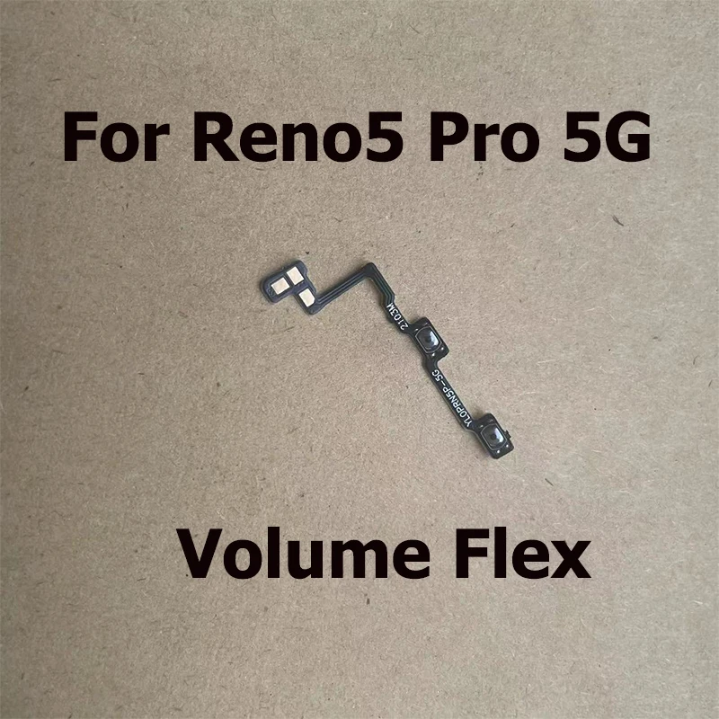 For Oppo Reno5 Reno 5 Lite Power Switch On Off Volume Key Button Flex Cable Replacement Parts For Reno 5 Reno5 Pro 5G