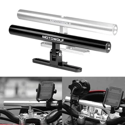 Multifunctional Cross Bar For Honda NC750X For SUZUKI For YAMAHA FZ1 Motorcycle Adjustable Handlebar Balance Lever Phone Holder