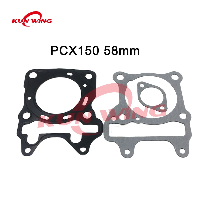 

58MM Engine Cylinder head Gaskets for Honda WW150 PCX150 PCX 150CC ADV150 Click150i Vario150 12251-KZY-701 12191-KZR-600