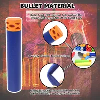 Refill Waffle Darts Compatible for Nerfs Elite Guns Series Blasters Toy Guns, EVA Bullets, Party Team Game, 7.2x1.2cm