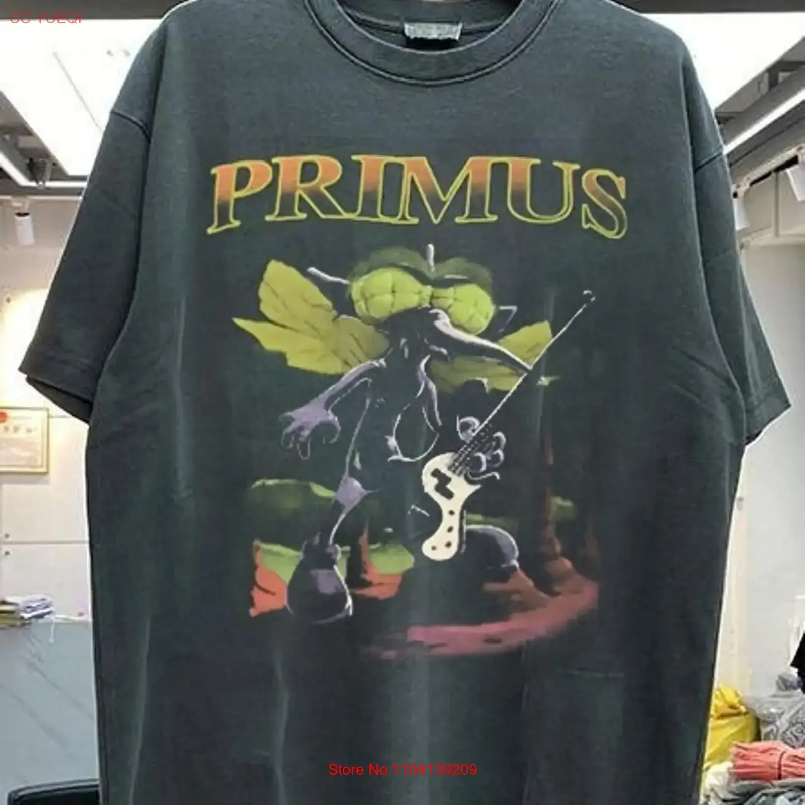 Primus rock band vintage T Shirt classic style S 5XL QT1762 long or short sleeves vintage Washed Top For Everyday Wear
