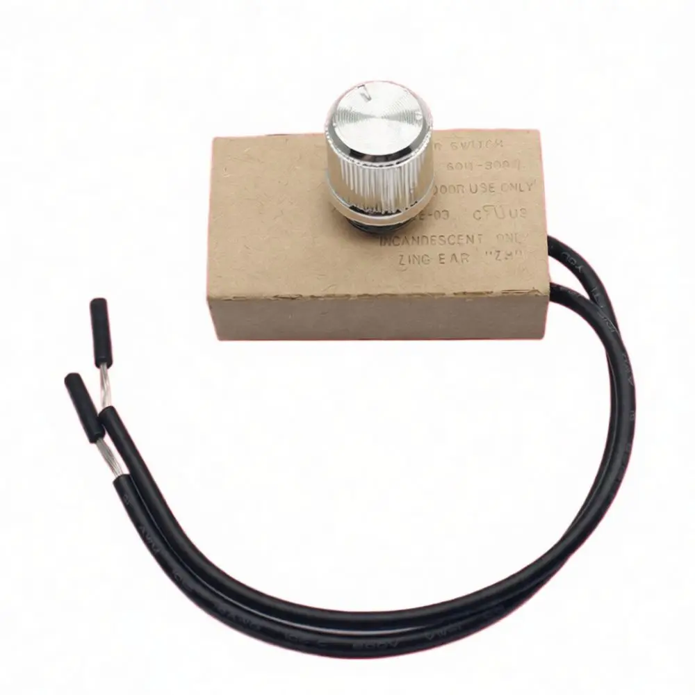 Rotary Voltage Controller Dimmer Switch For Table Lamp Fan Variable Speed Adjustment Continuous Brightness Module
