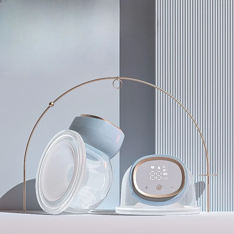 Wearable Electric Breast Pump Strong Suction Hands Free Discreet Portable Postpartum Breast Milk Pump