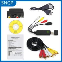 VHS To DVD Converter USB2.0 Convert Analog Video To Digital Format Audio Video DVD VHS Record Capture Card quality PC adapter