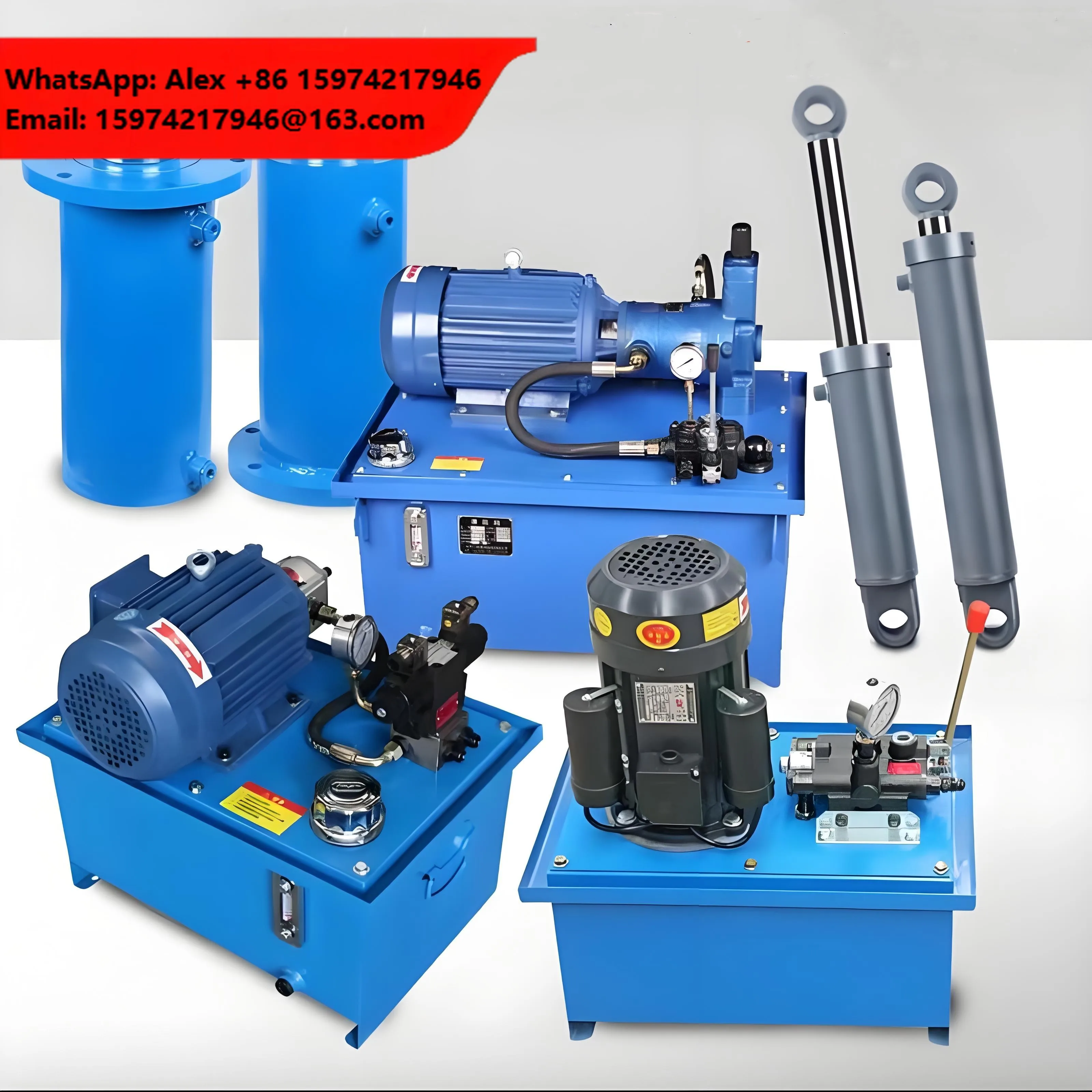 Hydraulic Cylinder With Hydraulic Pump Station Power Pack Full Set Hydraulic System OEM ODM