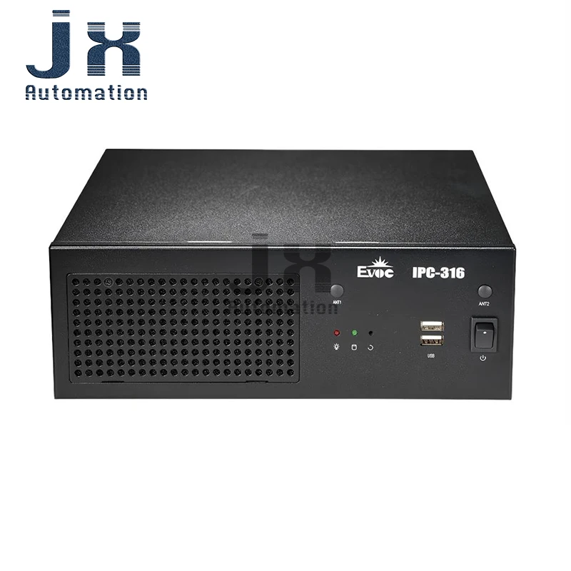 Original EVOC IPC-316 Compact Desktop Industrial Computer with I3-6100 4GB DDR4 RAM 120G SATA /250W FLEX Industrial Power Supply