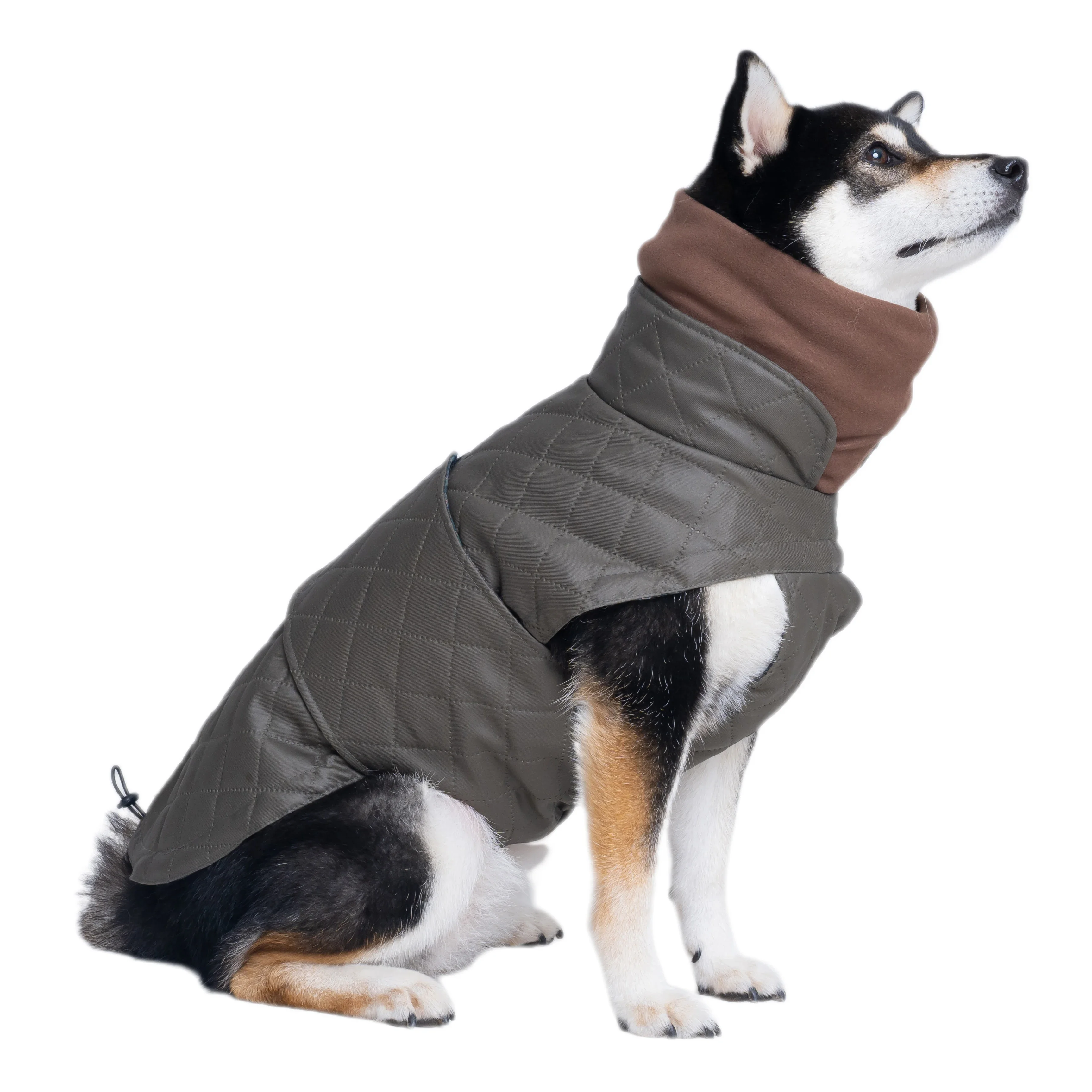 

Dogs Jackets Winter High-necked Plaids Water Resistant Dog Coats Vest Pets Clothings Small Medium Big Dog Clothes