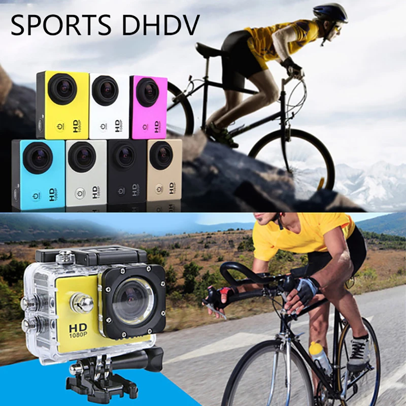 Full HD 1080P Waterproof Camera Mini Portable DV Camcorder Action Camera Video Full Hd For Outdoor Sports Diving Camera