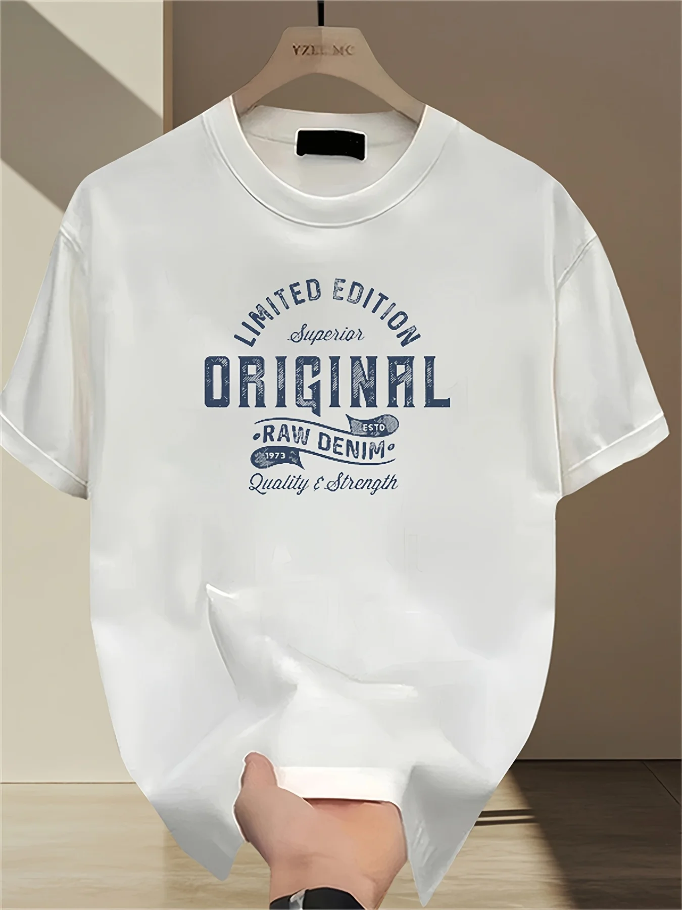 Vintage Original Cow Style Slogan Women's T-shirt Men's Casual Personalized Short Sleeve Trendy Top