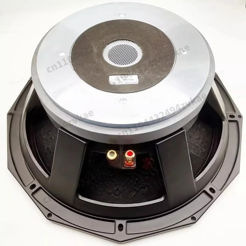 18Inch PA Loudspeaker, 280 Magnet 5Inch Voice Coil Double Spiders, High Power Subwoofer with Mirror Chrome T-Yoke, Profes