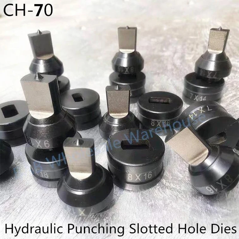 Hydraulic Punching Slotted Hole Die Hydraulic CH-70 Word Long Hole Hydraulic Punching Die Manual Punch Die Punching Mould