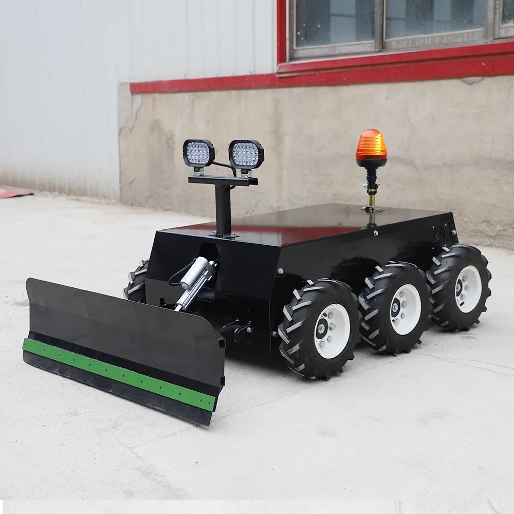 Infront Remote Control Electric Robot Snow Plow Shovel Blower Machine