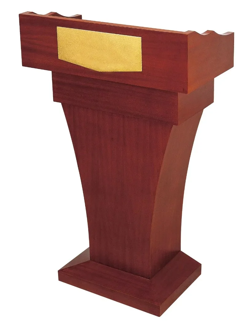 Solid Wood Class Furniture Reception Desks Simple Modern Front Desk Cashier Desk Hotel Podium Tables Church Lectern Speech Table