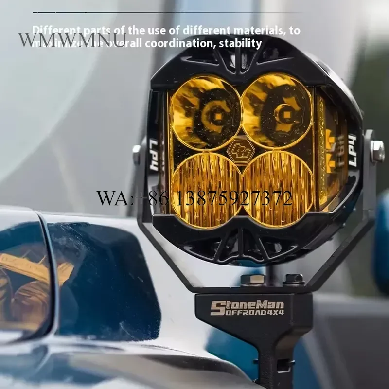 Wmwmnu New Spotlight Bracket for Raptor F150 Performance Parts Modified Hood A-Pillar Mount 2018-2023