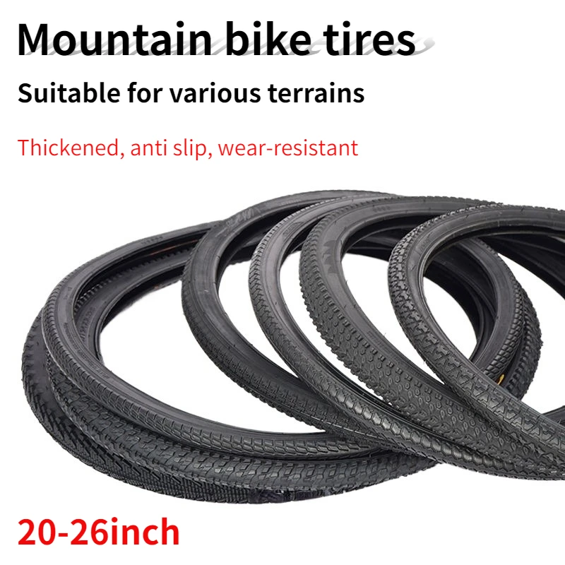 Bicycle tires 20/22/24/26inchX1.50/1.75/1.95/2.125Thickened, anti slip, wear-resistant MTB bicycle outer tire