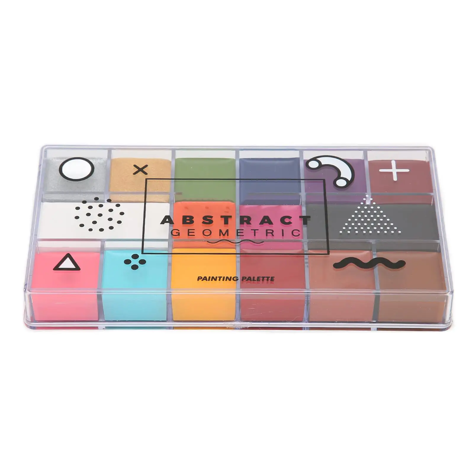 لوحة زيتية لطلاء الوجه والجسم مكونة من 16 لونًا لمجموعة أزياء الهالوين التنكرية لمكياج الجسم #4