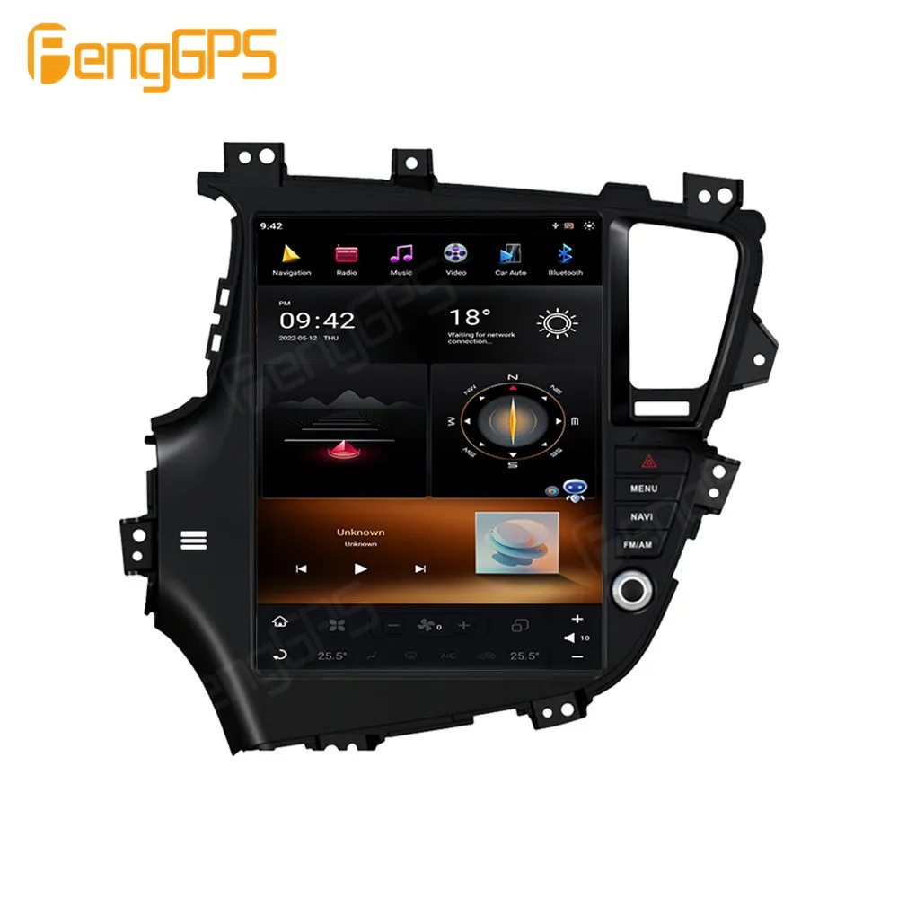 12.1 بوصة أندرويد 13 راديو السيارة CarPlay لكيا K5 2011-2015 شاشة تعمل باللمس مشغل وسائط متعددة نظام تحديد المواقع DSP رئيس وحدة السيارات ستيريو BT #4