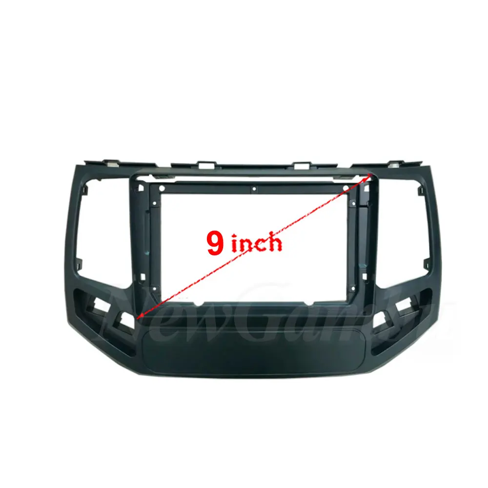 NewGambu 9 Inch Radio Fascia fit For Geely Jingang 2010 2011 2012 Frame Player Install Surround Trim Panel Audio Frame Cover