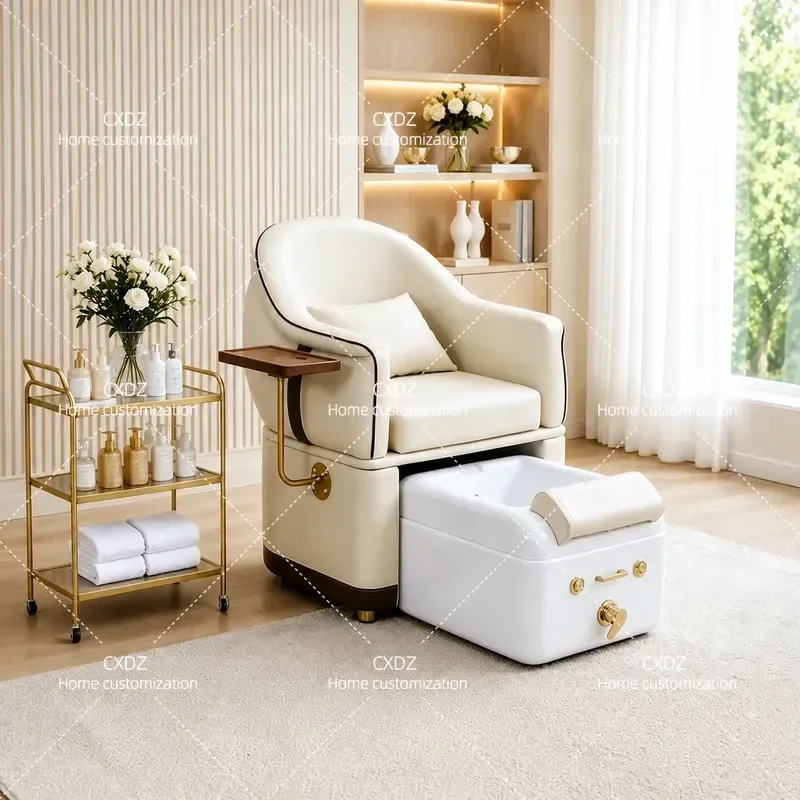 Cross-border new manicure sofa, smart hair chair sofa, electric tattoo embroidery eyelash sofa, foot wash chair